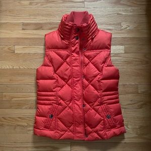 Esprit down puffer vest with attachable hood